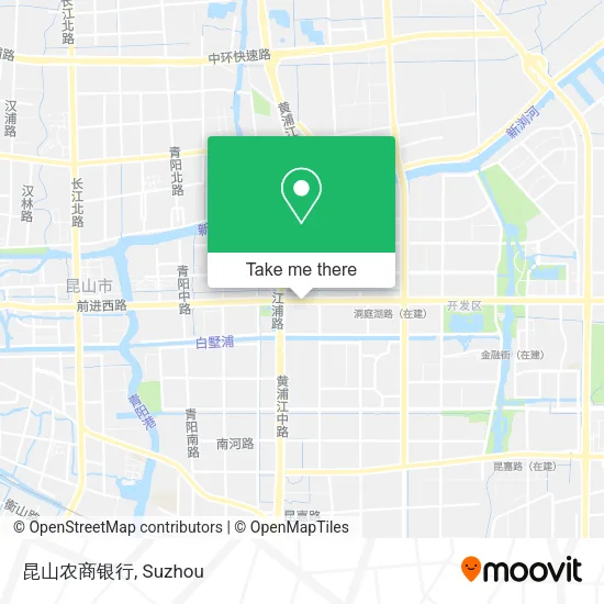 昆山农商银行 map