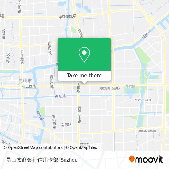 昆山农商银行信用卡部 map