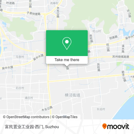 富民置业工业园-西门 map