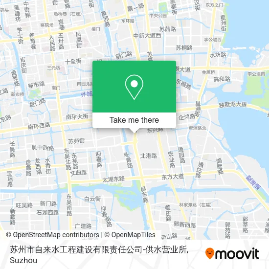 苏州市自来水工程建设有限责任公司-供水营业所 map