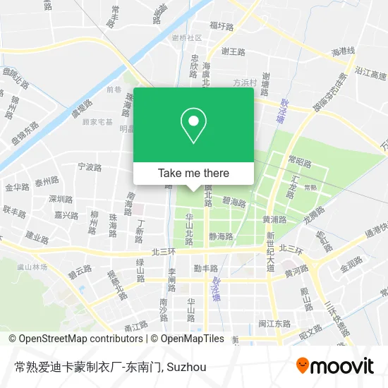 常熟爱迪卡蒙制衣厂-东南门 map