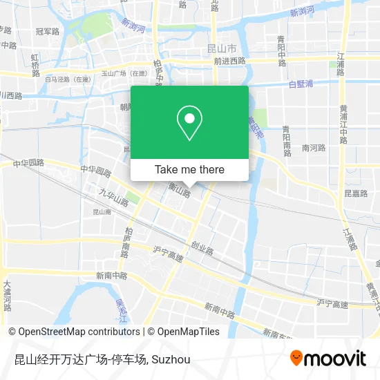 昆山经开万达广场-停车场 map