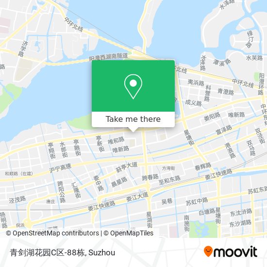 青剑湖花园C区-88栋 map