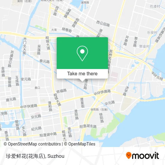 珍爱鲜花(花海店) map