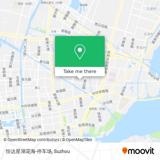 恒达星湖花海-停车场 map