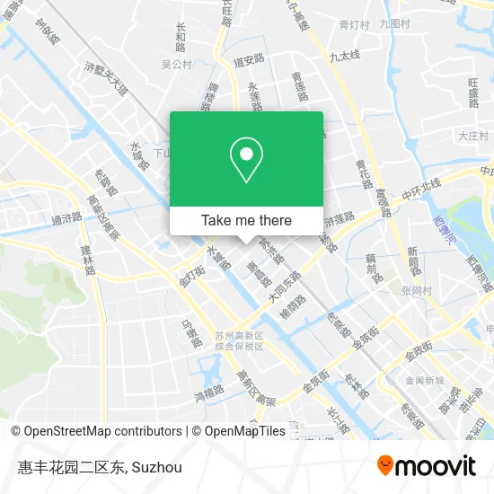 惠丰花园二区东 map