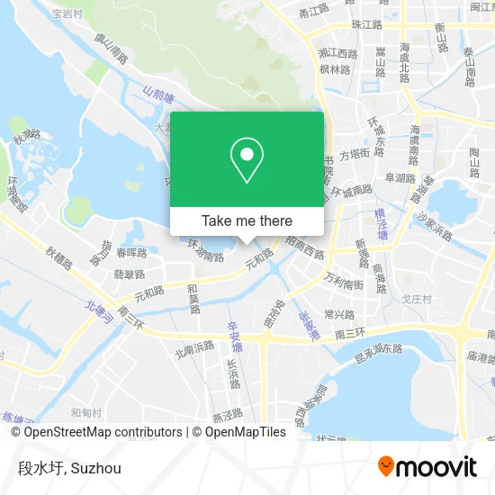 段水圩 map