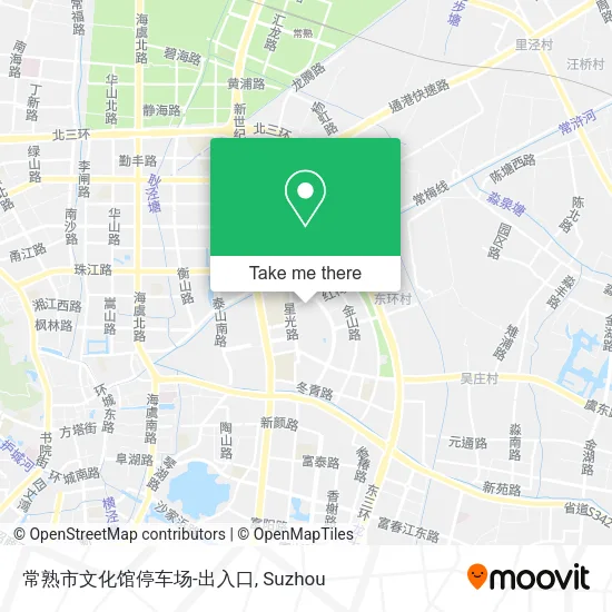 常熟市文化馆停车场-出入口 map