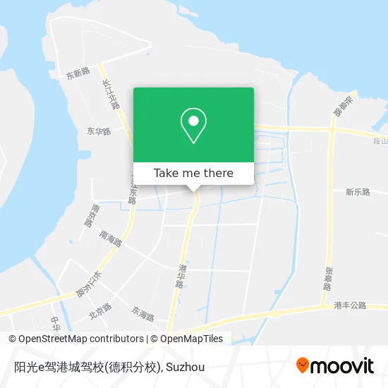 阳光e驾港城驾校(德积分校) map