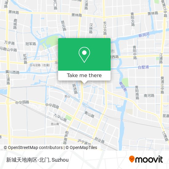 新城天地南区-北门 map