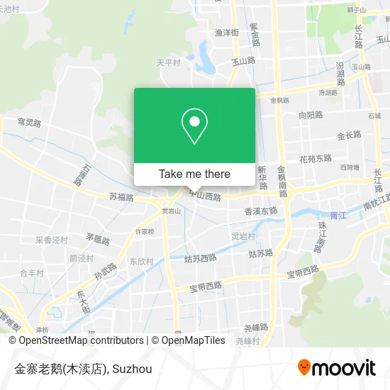 金寨老鹅(木渎店) map
