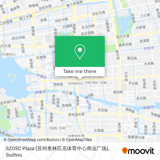 SZOSC Plaza (苏州奥林匹克体育中心商业广场) map