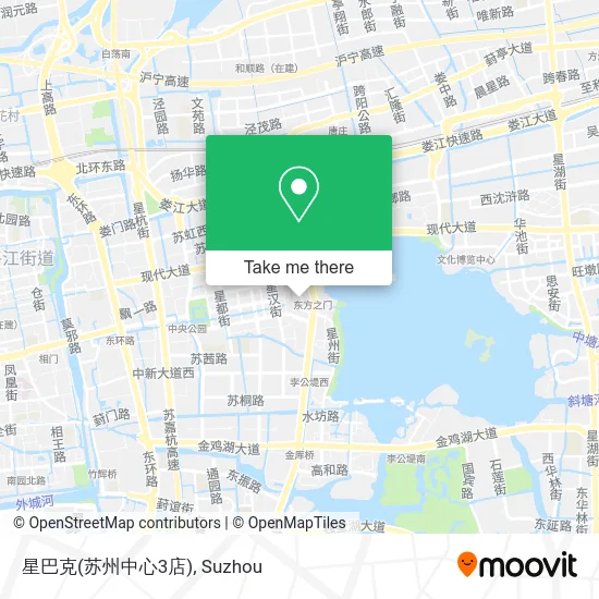 星巴克(苏州中心3店) map