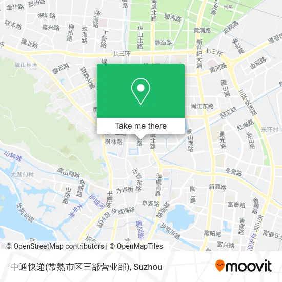 中通快递(常熟市区三部营业部) map