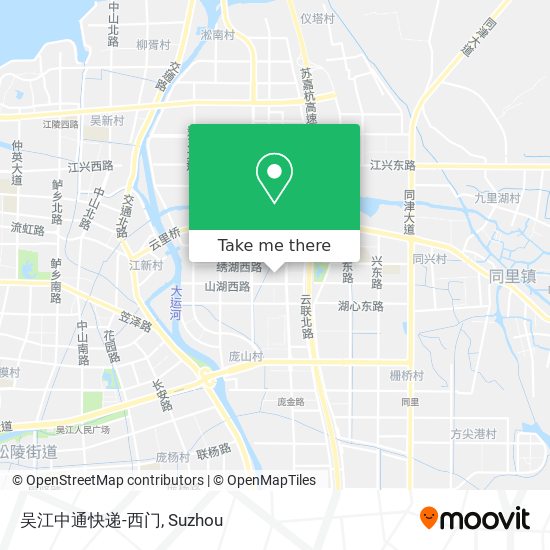 吴江中通快递-西门 map