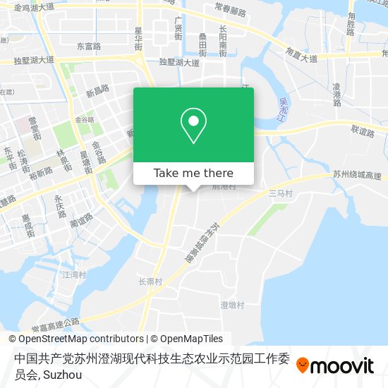 中国共产党苏州澄湖现代科技生态农业示范园工作委员会 map