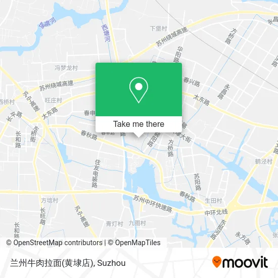 兰州牛肉拉面(黄埭店) map