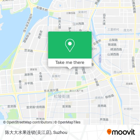 陈大大水果连锁(吴江店) map