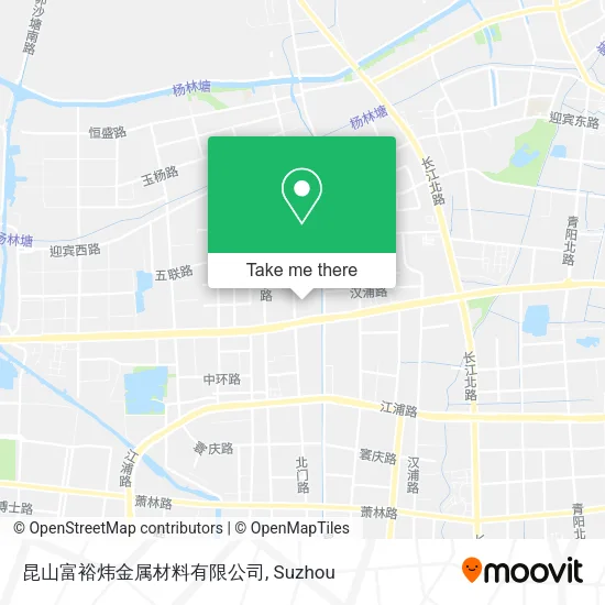 昆山富裕炜金属材料有限公司 map