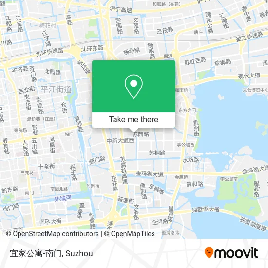 宜家公寓-南门 map