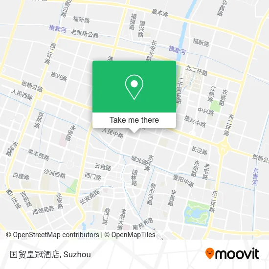 国贸皇冠酒店 map