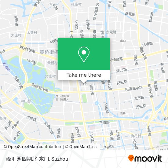 峰汇园四期北-东门 map