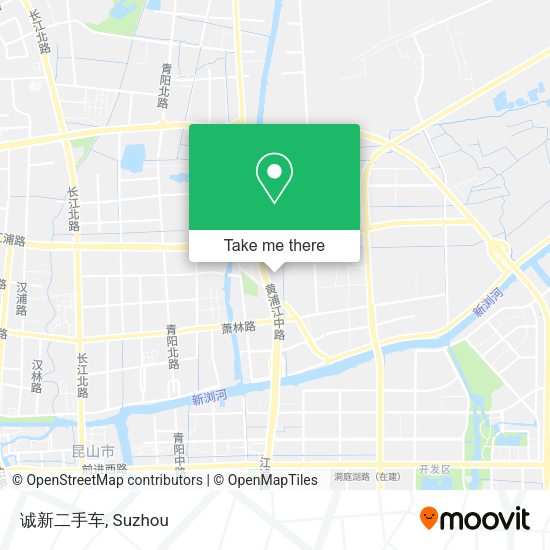 诚新二手车 map