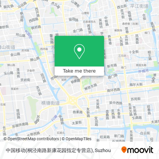 中国移动(桐泾南路新康花园指定专营店) map