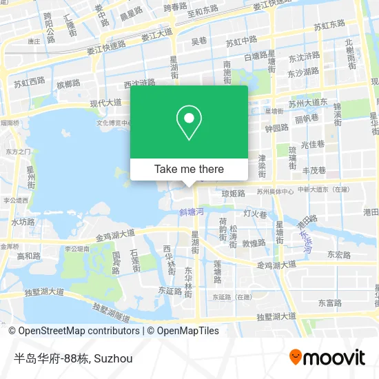 半岛华府-88栋 map