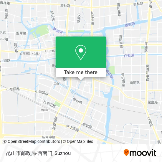昆山市邮政局-西南门 map