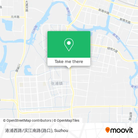 港浦西路/滨江南路(路口) map