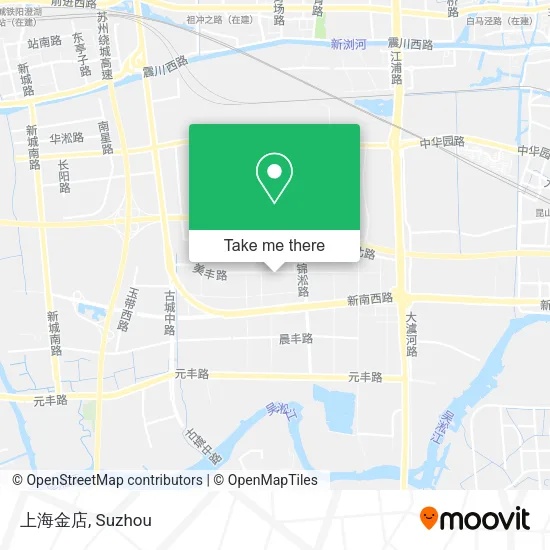 上海金店 map