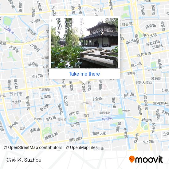 姑苏区 map