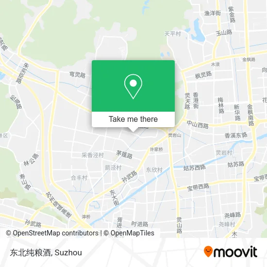 东北纯粮酒 map