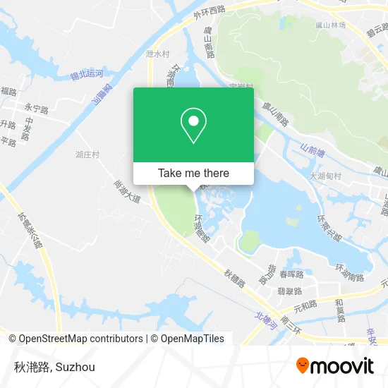 秋滟路 map