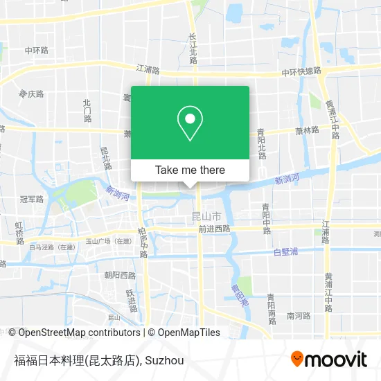 福福日本料理(昆太路店) map