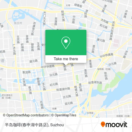 半岛咖啡(春申湖中路店) map