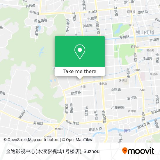 金逸影视中心(木渎影视城1号楼店) map