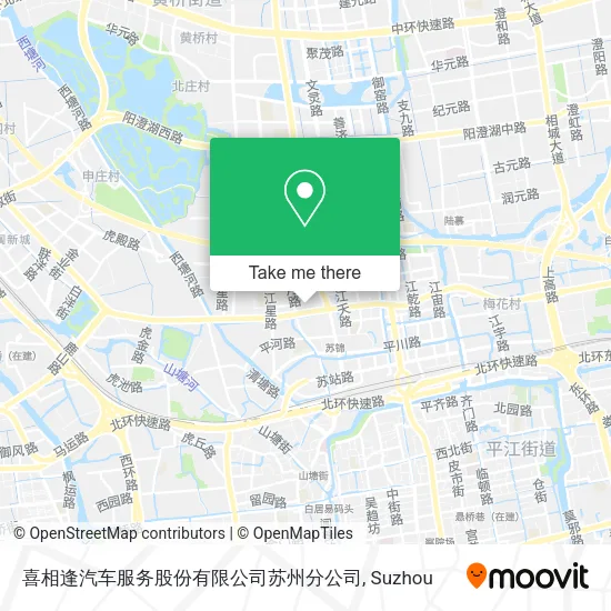 喜相逢汽车服务股份有限公司苏州分公司 map
