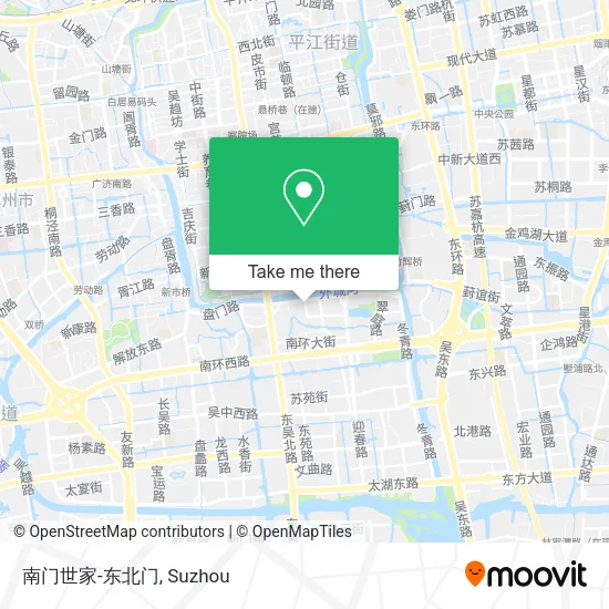 南门世家-东北门 map
