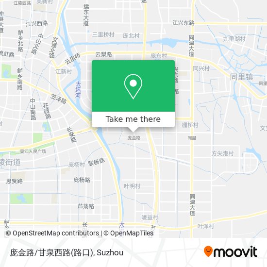 庞金路/甘泉西路(路口) map