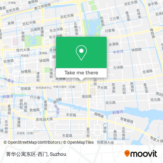 菁华公寓东区-西门 map