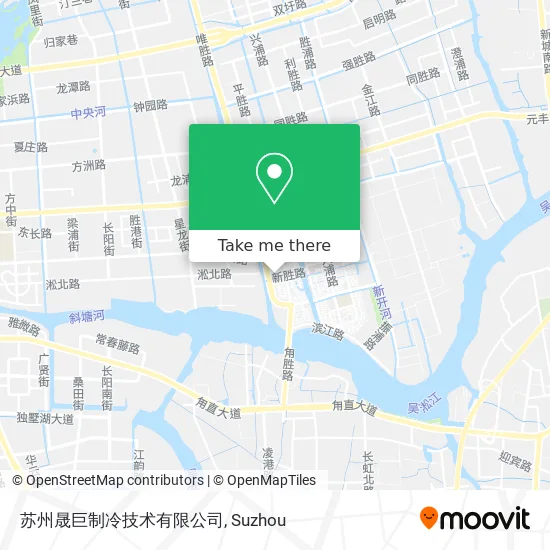 苏州晟巨制冷技术有限公司 map