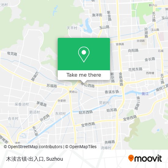 木渎古镇-出入口 map