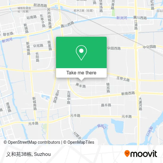 义和苑38栋 map