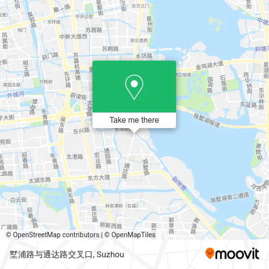 墅浦路与通达路交叉口 map