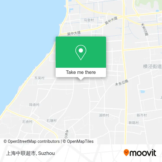 上海中联超市 map