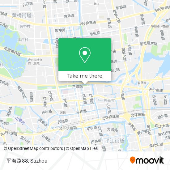 平海路88 map