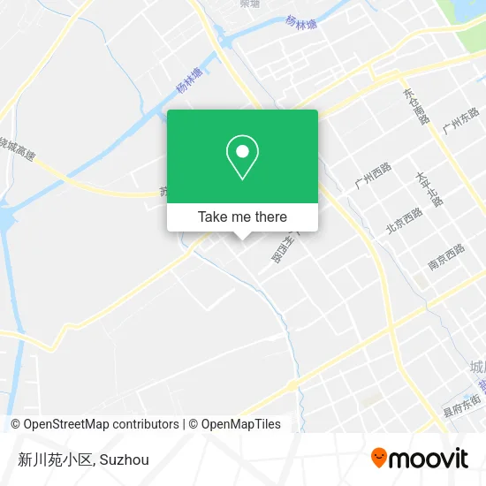 新川苑小区 map