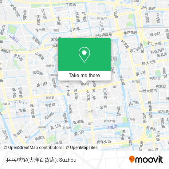乒乓球馆(大洋百货店) map